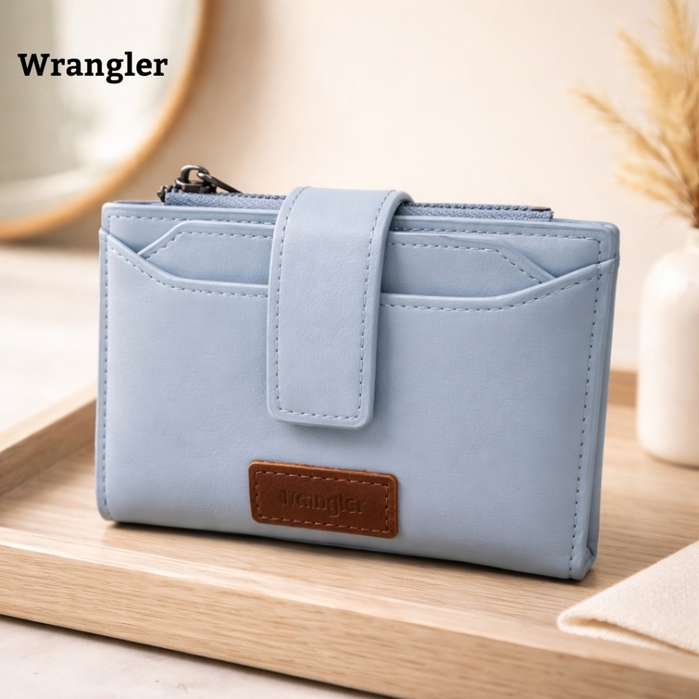 Wrangler | New Sky Blue RFID Wallet / Card Holder